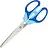 Ножницы 180 мм Attache Ergo&Soft с пластиковыми прорезиненными симметричными ручками синего цвета Фото 0