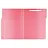 Папка с пластиковым скоросшивателем Berlingo "No Secret", 500мкм, полупрозрачная розовая Фото 1