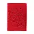 Обложка для паспорта из натуральной кожи красного цвета (1,2-040-201-0)