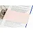 Разделитель листов картонный Комус 100 листов по цветам розовый (105x240 мм) Фото 2