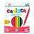 Карандаши цветные CARIOCA, 24 цвета, шестигранные, заточенные, европодвес, 40381