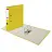 Папка-регистратор, покрытие пластик, 75 мм, ПРОЧНАЯ, с уголком, BRAUBERG, желтая, 226599 Фото 4