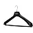 Вешалка-плечики для легкой одежды Attache C040 с перекладиной черная (размер 50-52) Фото 0