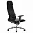 Кресло офисное МЕТТА "К-29-2D" хром, экокожа, сиденье и спинка мягкие, черное Фото 3