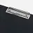 Папка-планшет BRAUBERG, А4 (340х240 мм), с прижимом и крышкой, картон/ПВХ, РОССИЯ, черная, 221488 Фото 3