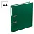 Папка-регистратор OfficeSpace, 50мм, бумвинил, с карманом на корешке, зеленая Фото 0