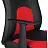 Кресло игровое Helmi HL-S12 "Mini", экокожа/ткань, черная/красная Фото 4