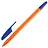 Ручка шариковая BRAUBERG "X-333 Orange", СИНЯЯ, корпус оранжевый, узел 0,7 мм, линия письма 0,35 мм, 142409 Фото 0