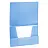 Папка на резинках BRAUBERG "Office", голубая, до 300 листов, 500 мкм, 228078 Фото 2