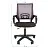 Кресло оператора Helmi HL-M96 R "Airy", спинка сетка серая/сиденье ткань черная, пиастра Фото 2