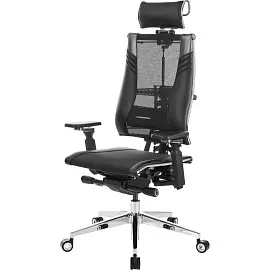 Кресло для руководителя Метта Y 4DT B2-15D YM93 черное (экокожа/сетка, металл)