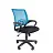 Кресло VT_EChair-304 ТС Net ткань черн/сетка голубой, пластик