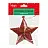 Украшение новогоднее подвесное Звезда в красном 3,5х9х10см 89097 Фото 0