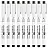 Капиллярные ручки линеры 9 шт., черные, 0,05-0,8 мм / Кисть S, BRAUBERG ART DEBUT, 143944 Фото 1