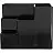Подставка-органайзер для канцелярских принадлежностей Attache Line 6 отделений черная 10x12x12 см Фото 1