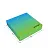 Блок для записи декоративный на склейке Berlingo "Radiance" 8,5*8,5*2см, голубой/зеленый, 200л. Фото 0