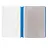 Папка 10 вкладышей STAFF "EVERYDAY" с перфорацией, мягкая, синяя, 0,16 мм, 224974 Фото 1