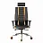 Кресло компьютерное МЕТТА "ErgoLife" 10 B2-160D, 2D-подголовник, экокожа/сетка, черное/оранжевое Фото 2