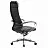 Кресло офисное МЕТТА "К-6" хром, экокожа, сиденье и спинка мягкие, черное Фото 2