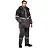Куртка рабочая зимняя мужская з43-КУ с СОП серая/черная (размер 52-54, рост 170-176) Фото 1