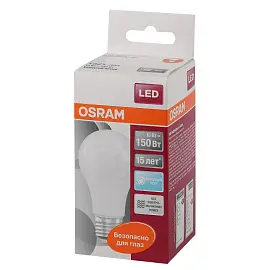 Лампа светодиодная Osram LEDSCLA150 А 13Вт E27 4000К 1521Лм 240В (4058075695412)