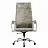 Кресло офисное МЕТТА "L1m 42", хром, сиденье и спинка мягкие, велюр, светло-серое Фото 2