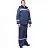 Куртка рабочая зимняя мужская з32-КУ с СОП синяя/васильковая из смесовой ткани (размер 52-54, рост 158-164) Фото 0
