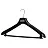 Вешалка-плечики для легкой одежды Attache С041 с перекладиной черная (размер 52-54) Фото 0
