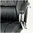 Кресло руководителя Helmi HL-E20 "Confidence" экокожа черная, хром Фото 4