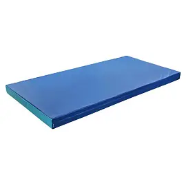 Мат гимнастический сине-голубой (100x200x10 см)