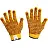 Перчатки рабочие защитные Чибис ХБТ трикотажные с ПВХ покрытием (7 класс, размер 11, XXL) Фото 0