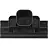 Подставка-органайзер для канцелярских принадлежностей Uniplast Башня 7 отделений черная 22x12x12 см Фото 2