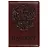 Обложка для паспорта STAFF, полиуретан под кожу, "ГЕРБ", коричневая, 237604 Фото 1