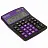 Калькулятор настольный BRAUBERG EXTRA COLOR-12-BKPR (206x155 мм),12 разрядов, двойное питание, ЧЕРНО-ФИОЛЕТОВЫЙ, 250480 Фото 4