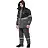 Куртка рабочая зимняя мужская з43-КУ с СОП серая/черная (размер 52-54, рост 170-176) Фото 4