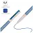 Ручка шариковая Greenwich Line "Stylish confetti" синяя, 0,7мм, игольчатый стержень, грип, софт-тач Фото 0