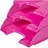 Лоток горизонтальный для бумаг Attache Fantasy пластиковый розовый Фото 4