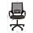 Кресло оператора Helmi HL-M96 R "Airy", спинка сетка черная/сиденье ткань черная, пиастра Фото 2