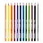 Карандаши цветные Kores 12 цветов трехгранные с точилкой Фото 0