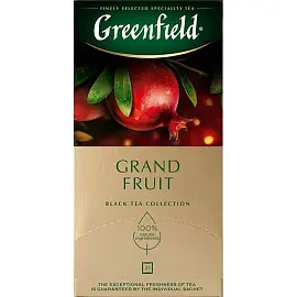 Чай черный Greenfield Grand Fruit 25 пакетиков (розмарин, гранат)