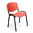 Стул офисный Easy Chair Изо красный (пластик, металл черный)