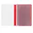 Папка 10 вкладышей STAFF "EVERYDAY" с перфорацией, мягкая, красная, 0,16 мм, 224976 Фото 1
