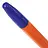 Ручка шариковая BRAUBERG "X-333 Orange", СИНЯЯ, корпус оранжевый, узел 0,7 мм, линия письма 0,35 мм, 142409 Фото 3