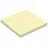 Стикеры Z-сложения Attache 76х76 мм пастельные желтые для диспенсера (1 блок на 100 листов) Фото 0