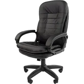 Кресло для руководителя Chairman 795 черное (экокожа, пластик)