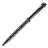 Ручка подарочная шариковая GALANT "Locarno", корпус серебристый с черным, хромированные детали, пишущий узел 0,7 мм, синяя, 141667 Фото 0