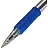 Ручка шариковая автоматическая Attache Economy синяя (прозрачный корпус, толщина линии 0,5 мм) Фото 1
