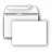 Конверт OfficePost E65 80 г/кв.м белый стрип с внутренней запечаткой (1000 штук в упаковке)