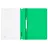 Папка-скоросшиватель пластик. СТАММ А4, 180мкм, зеленая с прозр. верхом Фото 0