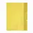 Скоросшиватель пластиковый с перфорацией STAFF, А4, 100/120 мкм, желтый, 271716 Фото 1